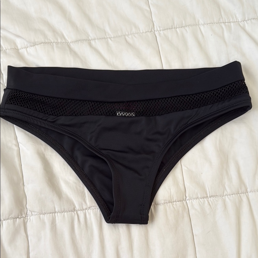 Hot Miami Styles Black Mesh Detail Panties